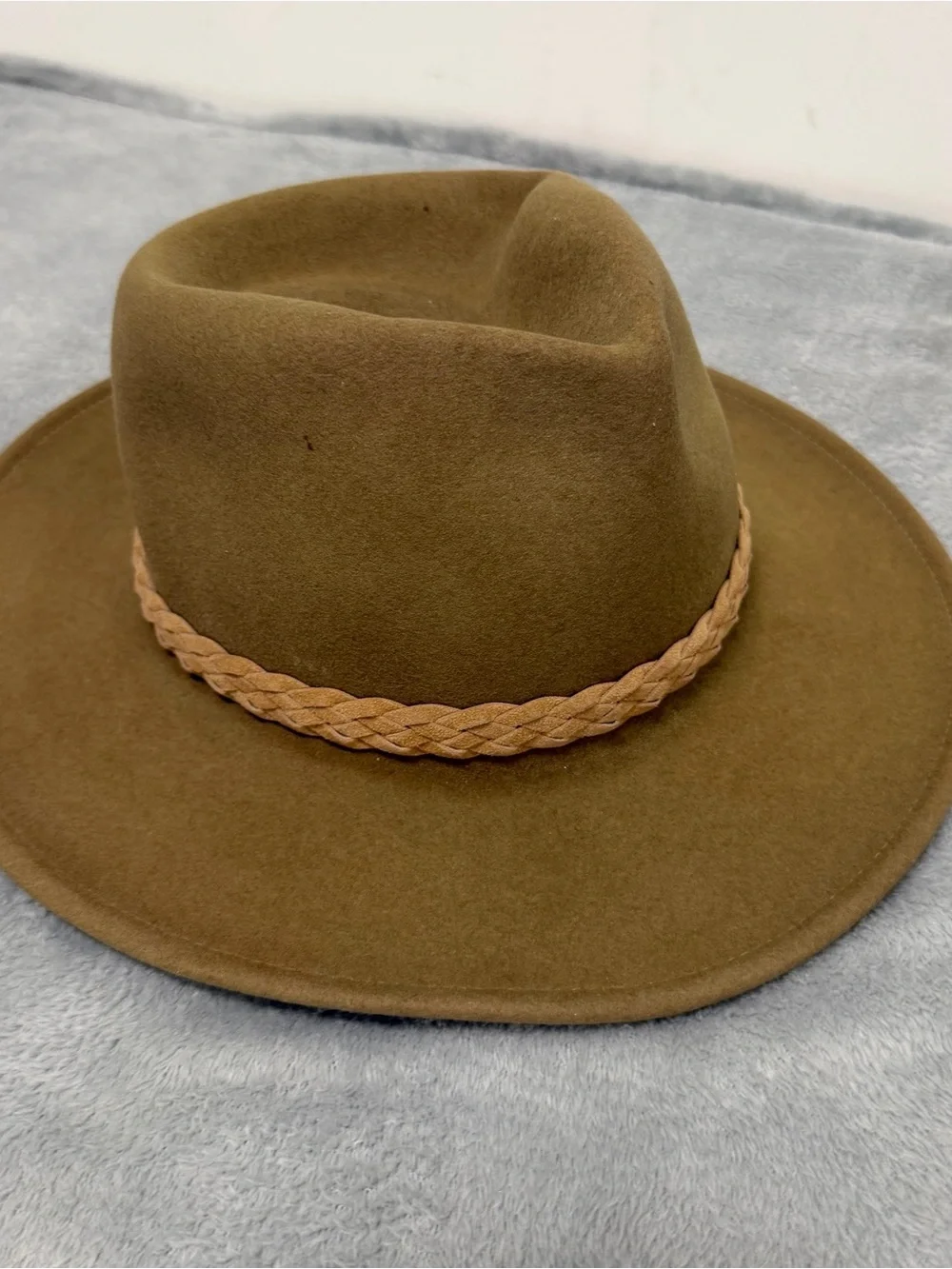 Vintage Orvis Bucket Hat Men's Small Brown 100% Wool Outdoor Fishing Fedora USA